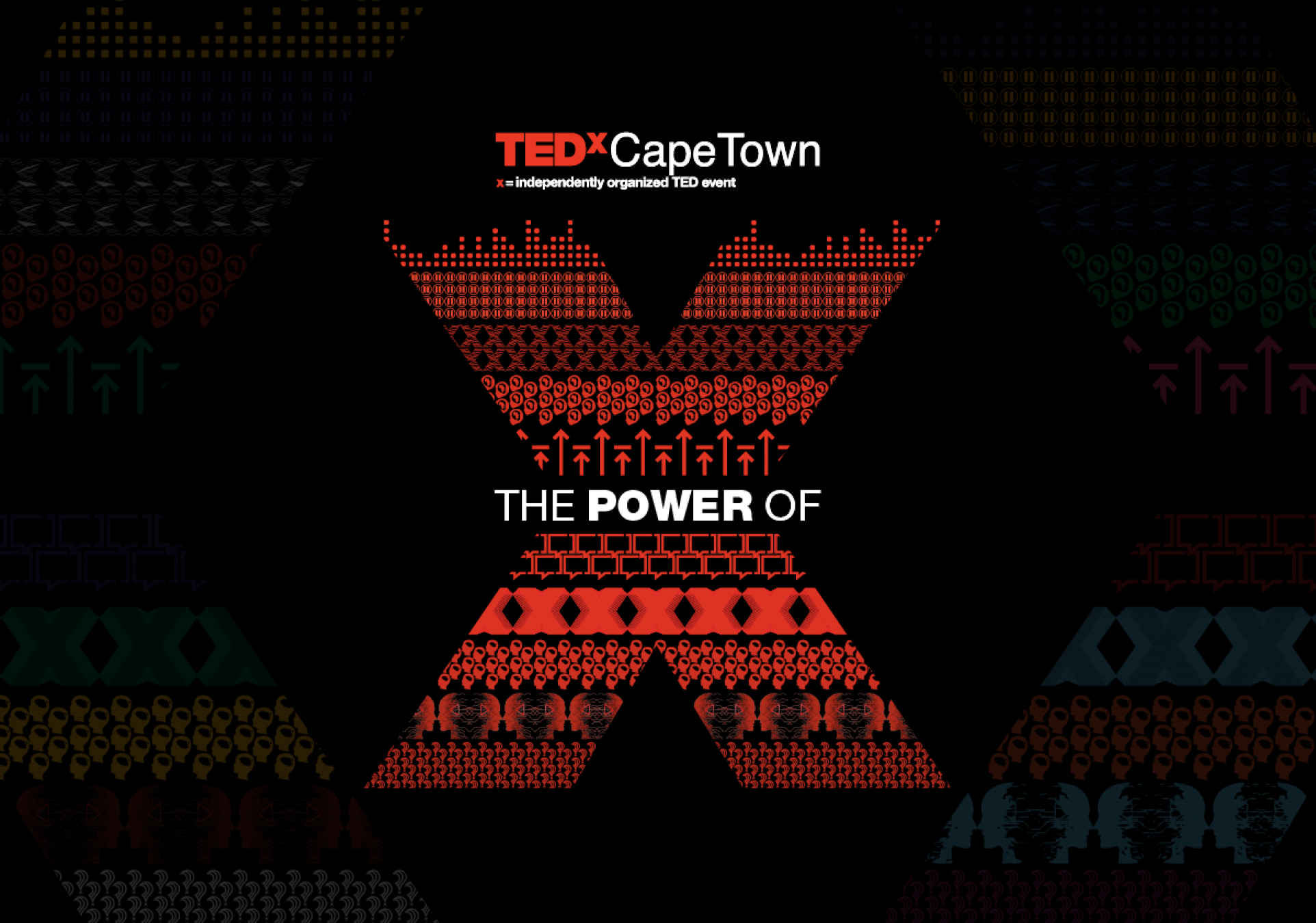 The Power of X, TEDxCapeTown 2021 main event banner