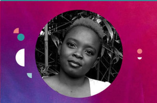 Tshegofatso Senne's photograph to accompany her speaker's biography for her TEDxCapeTownWomen talk “Reimagining BDSM”