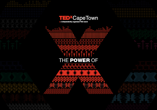 The Power of X, TEDxCapeTown 2021 main event banner