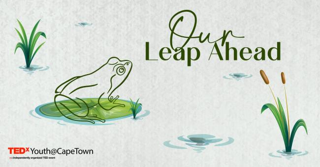 TEDxYouth@CapeTown cover ijage; #OurLeapAhead 2022