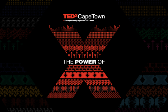 The Power of X, TEDxCapeTown 2021 main event banner